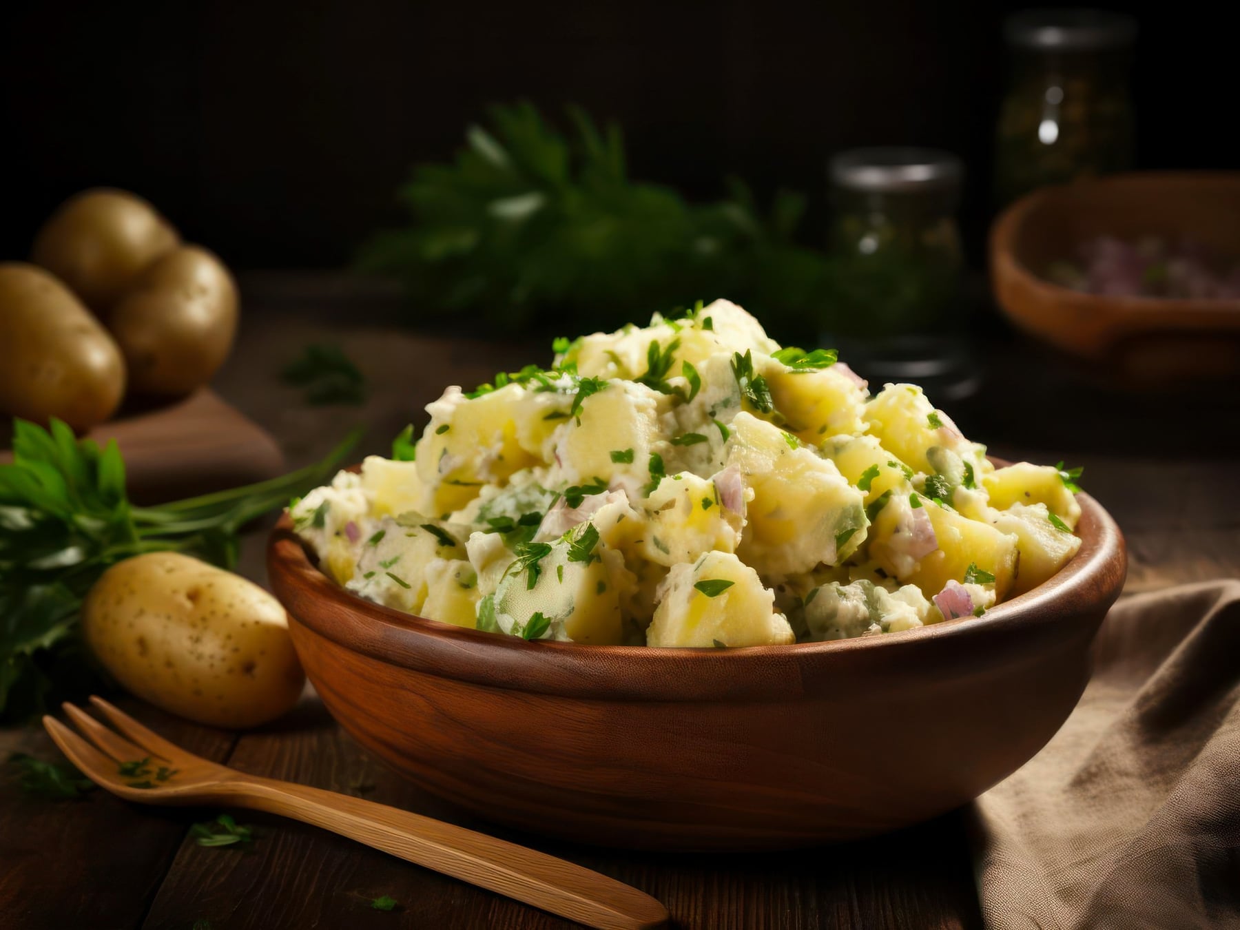 Papa, cuchillo y paciencia: el método para que la ensalada no se vuelva puré