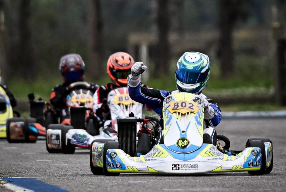 Fausto Schioppa, el pibe de Escobar que se sacó la lotería del karting y se ganó un viaje a Portugal