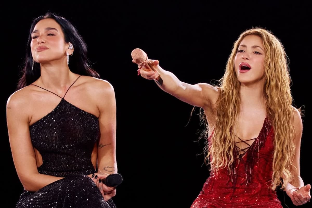 La noche que Shakira y Dua Lipa se encontraron en Madrid para hacer propia la "Antología"