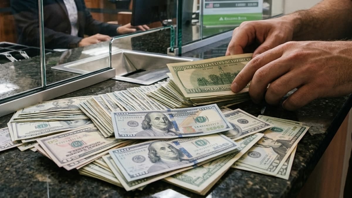 El dólar oficial y el blue alinean su precio de venta en $1540 y el tarjeta roza los $2012,40