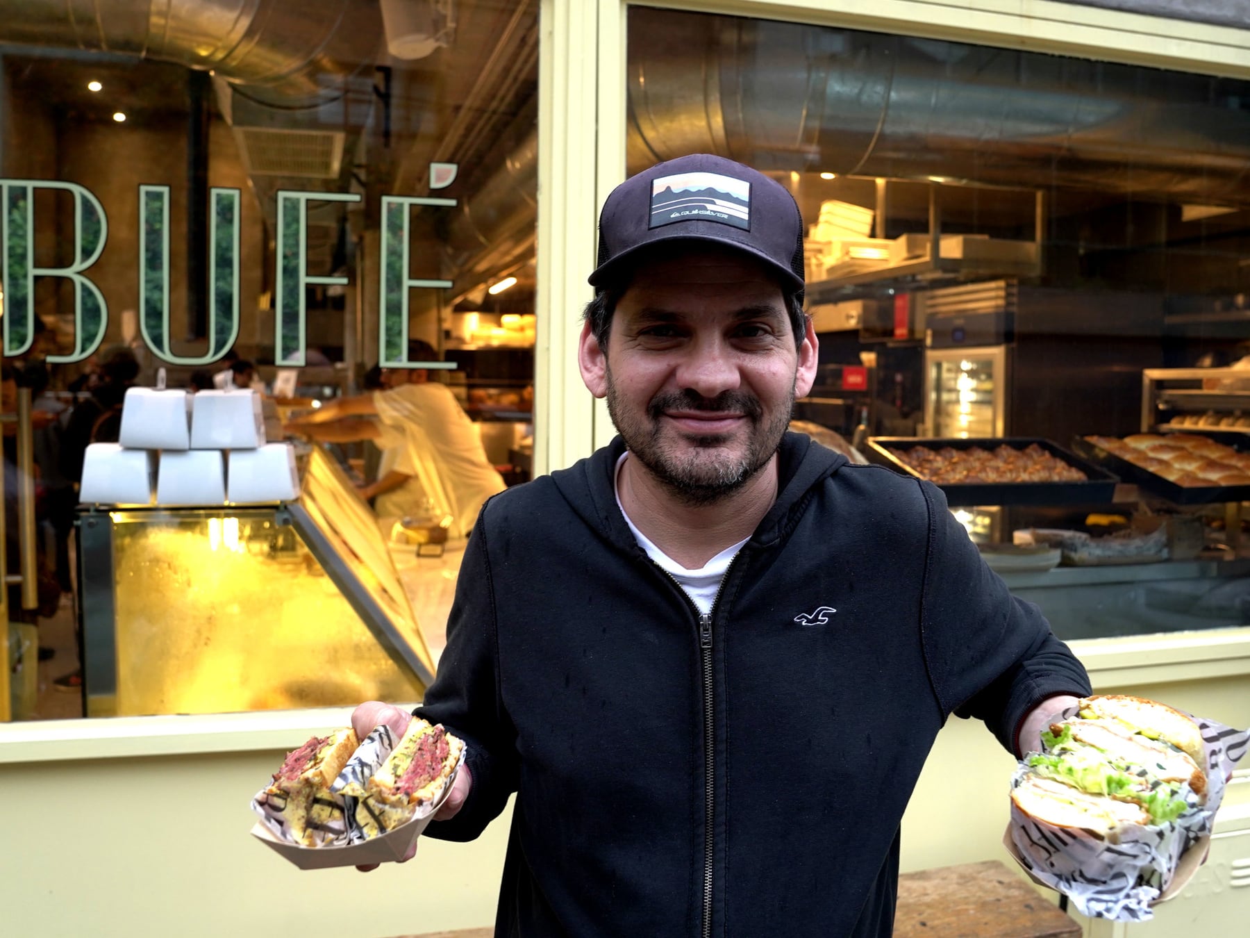 El pasillo gastronómico de Núñez que enloquece los fines de semana: pastas frescas, chacinados propios y sándwiches que valen la cola