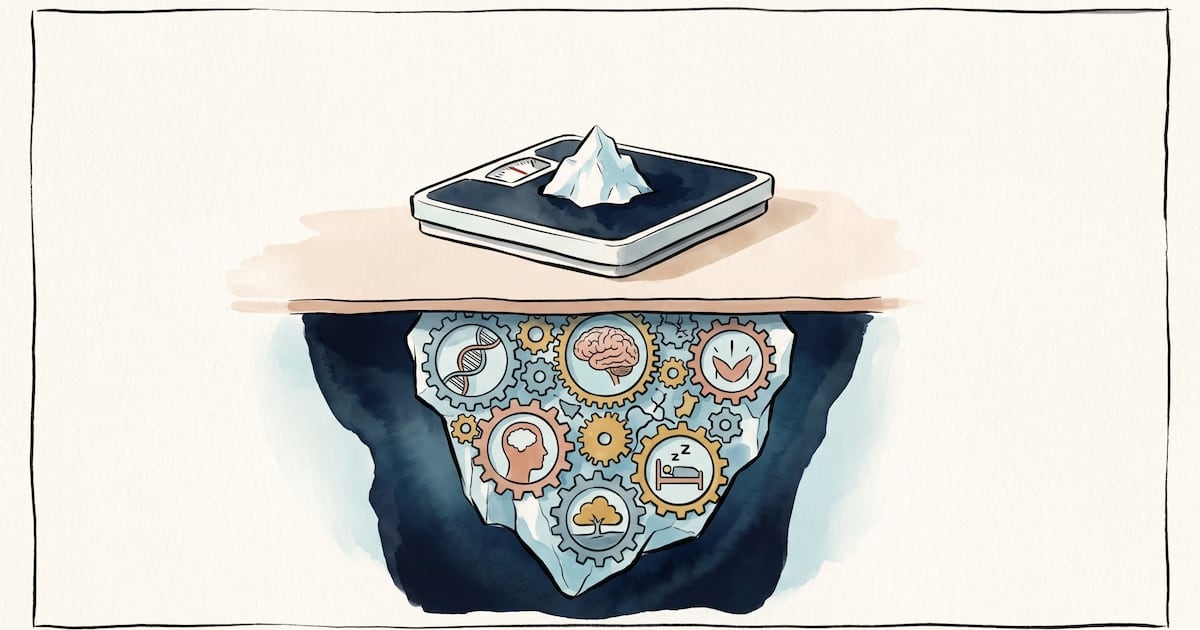Por qué bajar de peso se sostiene mejor cuando se trabaja también la cabeza, no solo el plato