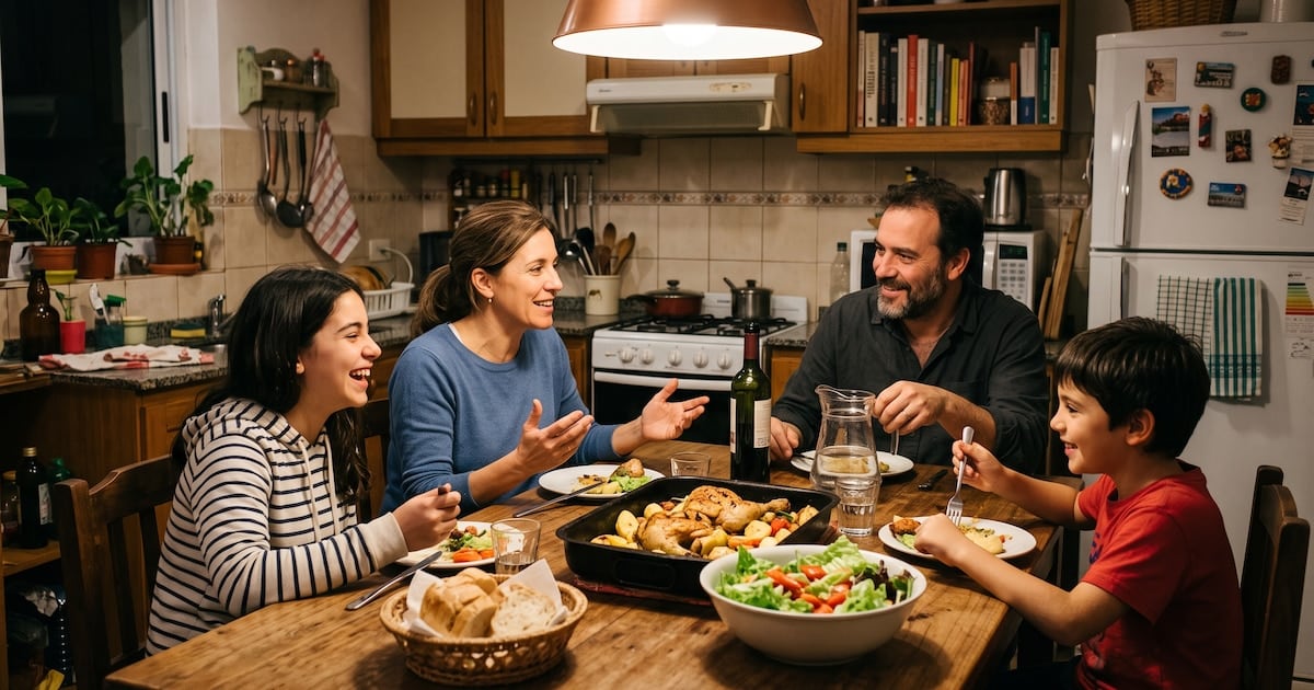 La mesa compartida, ese lugar donde los chicos empiezan a aprender a comer