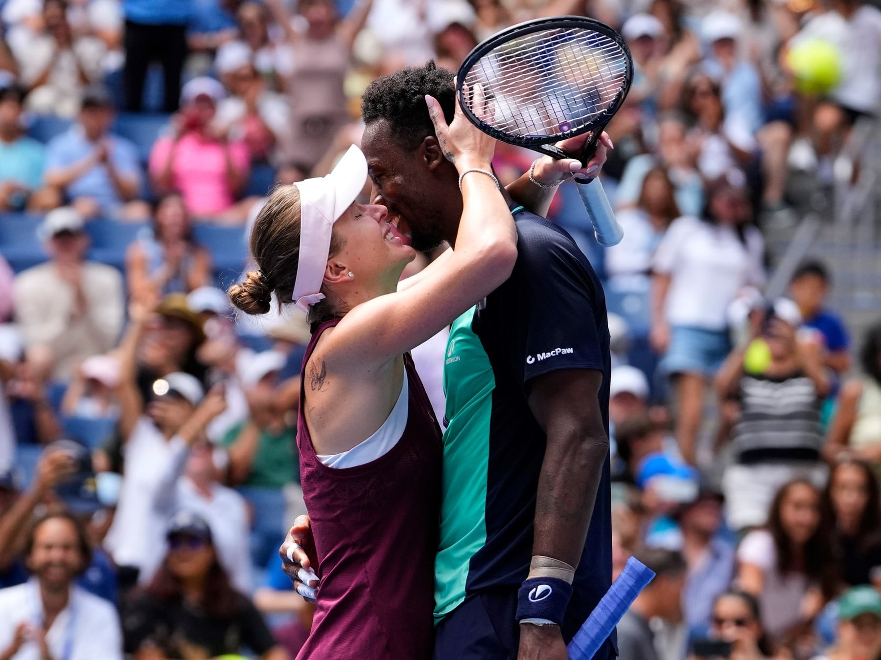 Svitolina le puso punto final a la sociedad con Monfils: el ruido de la guerra le ganó al amor de cancha