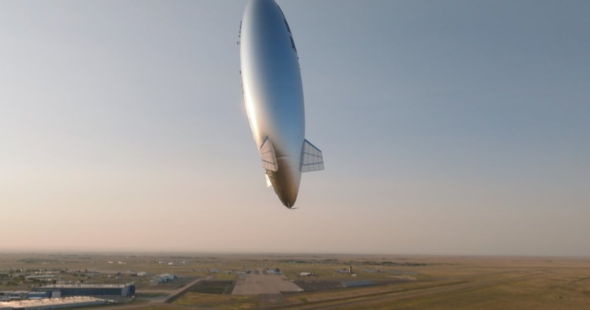 Siete días de WiFi en una bolsa de helio: probaron si un dirigible puede reemplazar 500 torres de celular