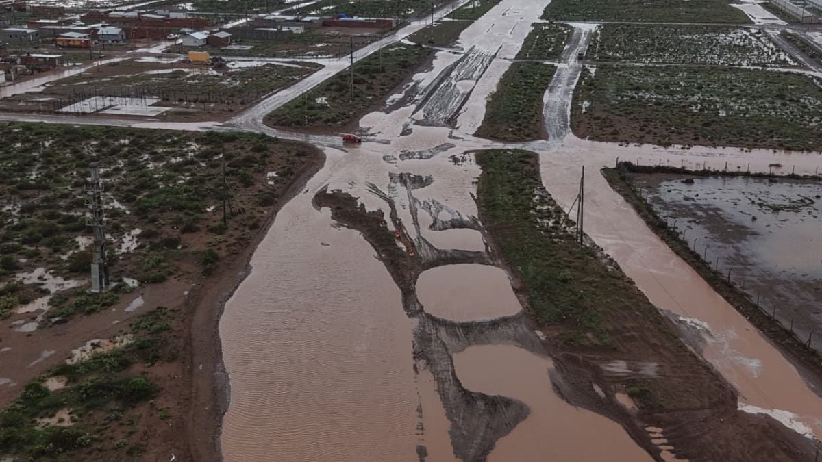 Añelo activó un refugio y asistencia para familias afectadas por la tormenta