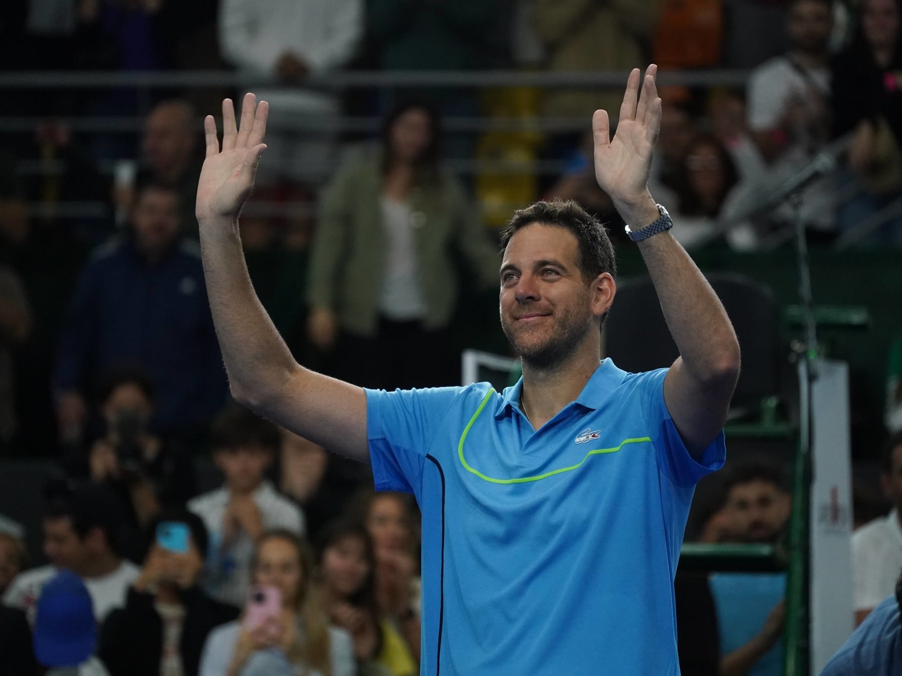 Del Potro sueña con el Salón de la Fama y el público tiene la palabra