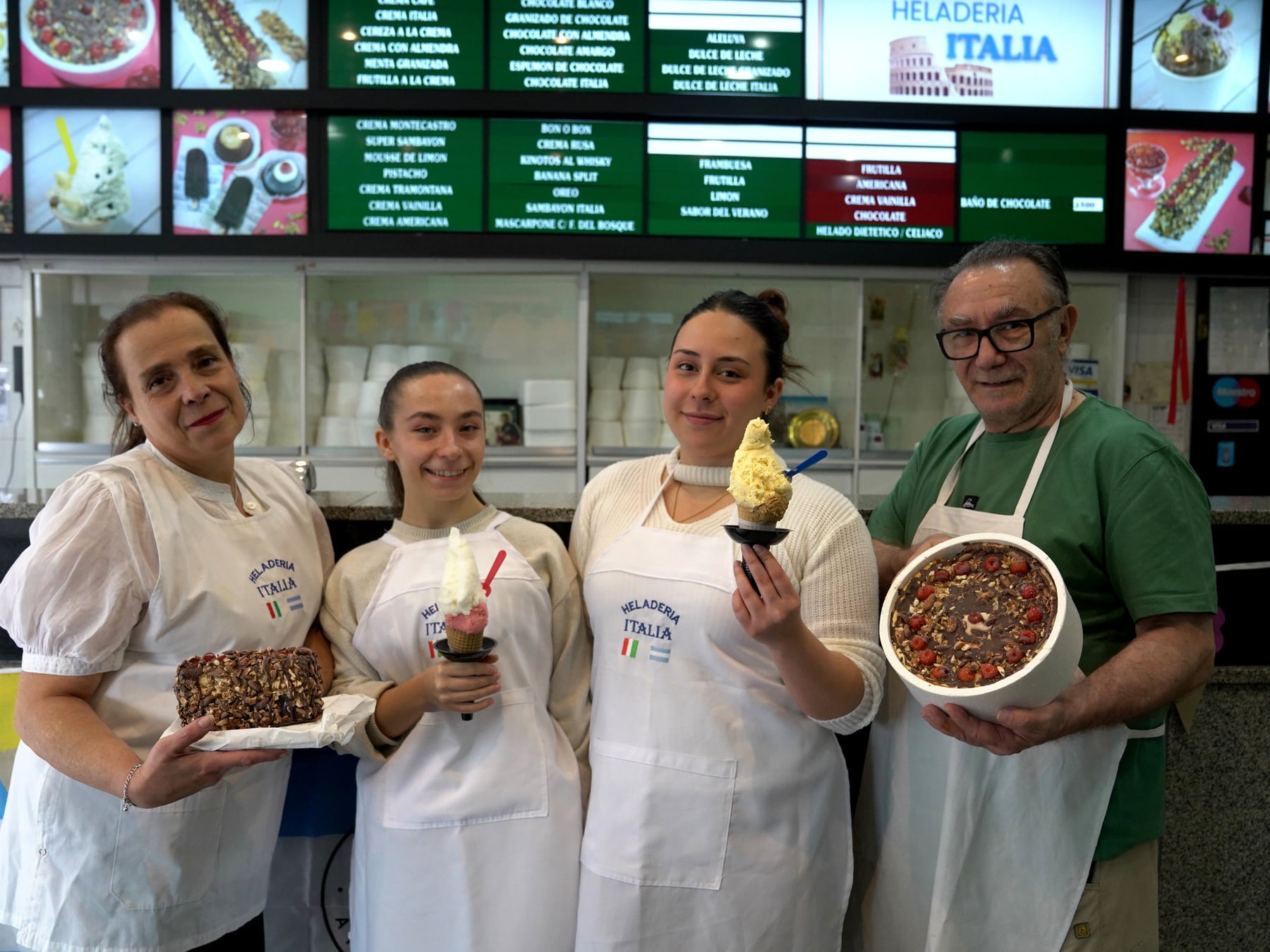 Monte Castro conserva un gelato de recipes familiares que resistieron el paso del tiempo